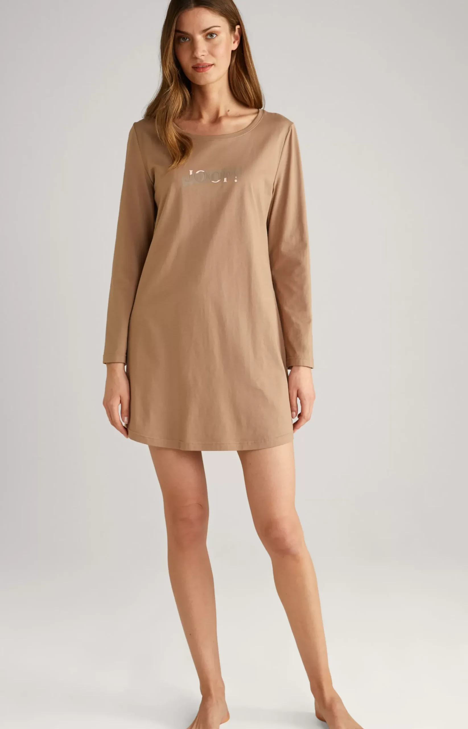 Clearance JOOP! Long Shirt Loungewear in camel