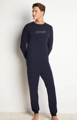 Best JOOP! Long Sleeve Loungewear Top in Dark Blue navy