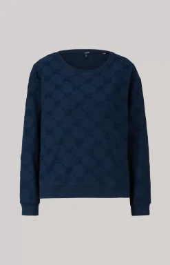 New JOOP! Long-Sleeve Loungewear Top in dark blue