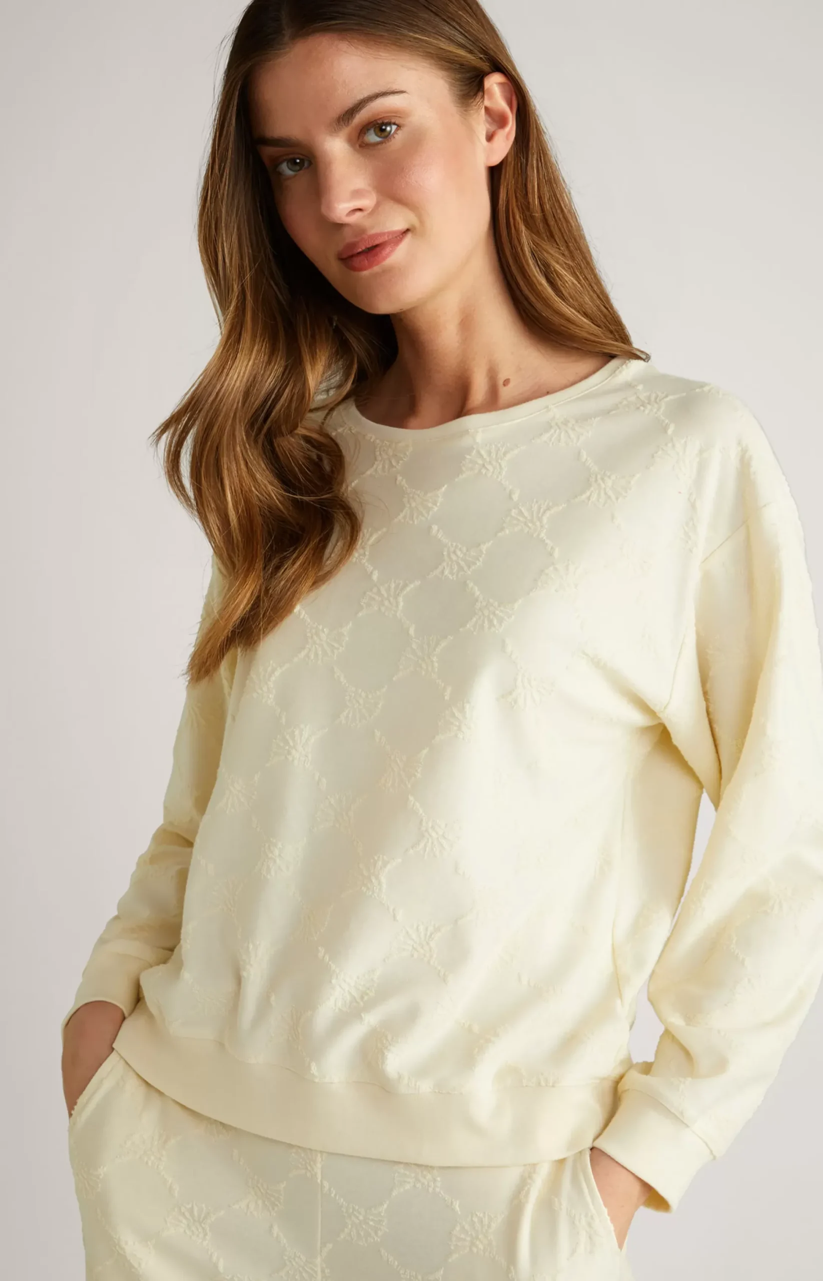JOOP! Long-sleeved Loungewear in light yellow