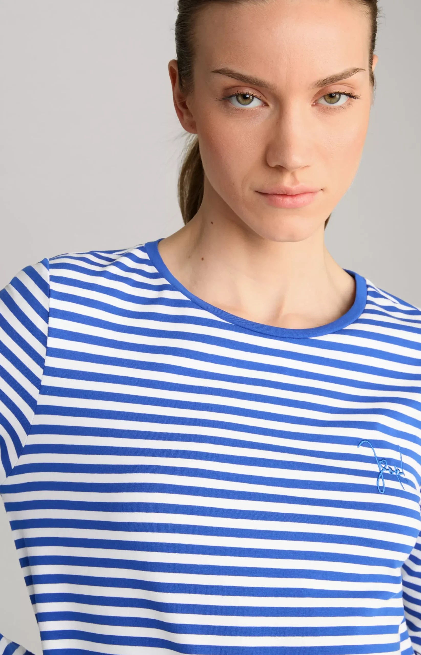 New JOOP! Long-sleeved Shirt in Stripes blue/white