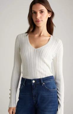Hot JOOP! Long-sleeved Top in ecru