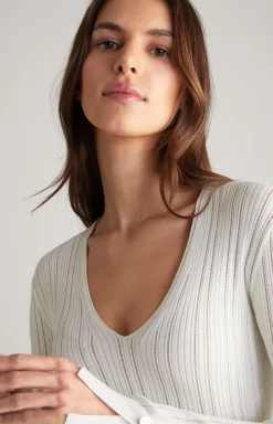 Hot JOOP! Long-sleeved Top in ecru