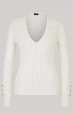 Hot JOOP! Long-sleeved Top in ecru