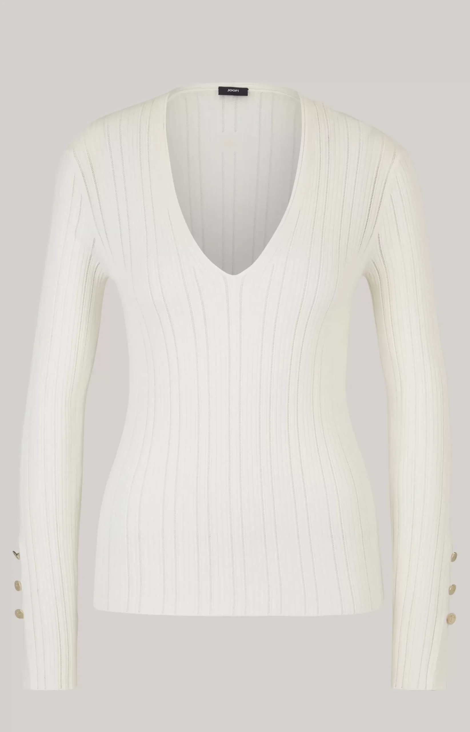 Hot JOOP! Long-sleeved Top in ecru
