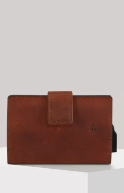 Clearance JOOP! Loreto C-Three E-Cage Wallet in Cognac Brown cognac/brown