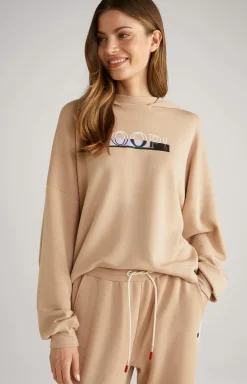 New JOOP! Loungewear Hoodie in beige/ecru