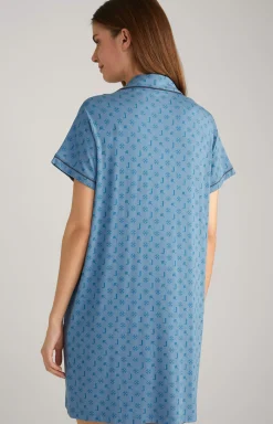 Online JOOP! Loungewear Long Shirt in Ocean blue