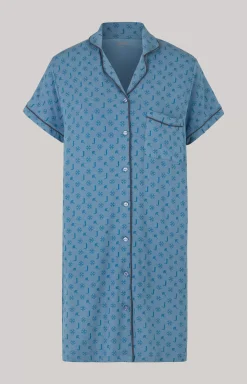 Online JOOP! Loungewear Long Shirt in Ocean blue