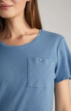 New JOOP! Loungewear Long Shirt in Ocean blue