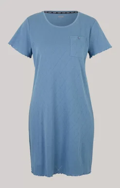 New JOOP! Loungewear Long Shirt in Ocean blue