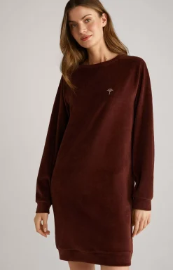 JOOP! Loungewear Long Sweater in coffee