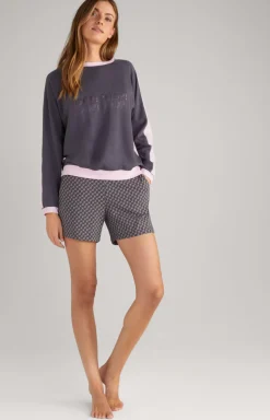 JOOP! Loungewear shorts in patterned anthracite anthracite patterned