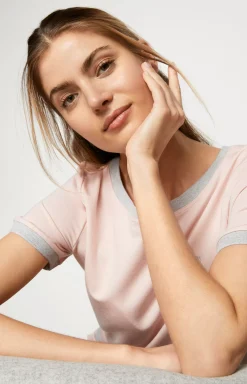 Online JOOP! Loungewear T-shirt in Mottled Pink/Grey pink/grey mottled