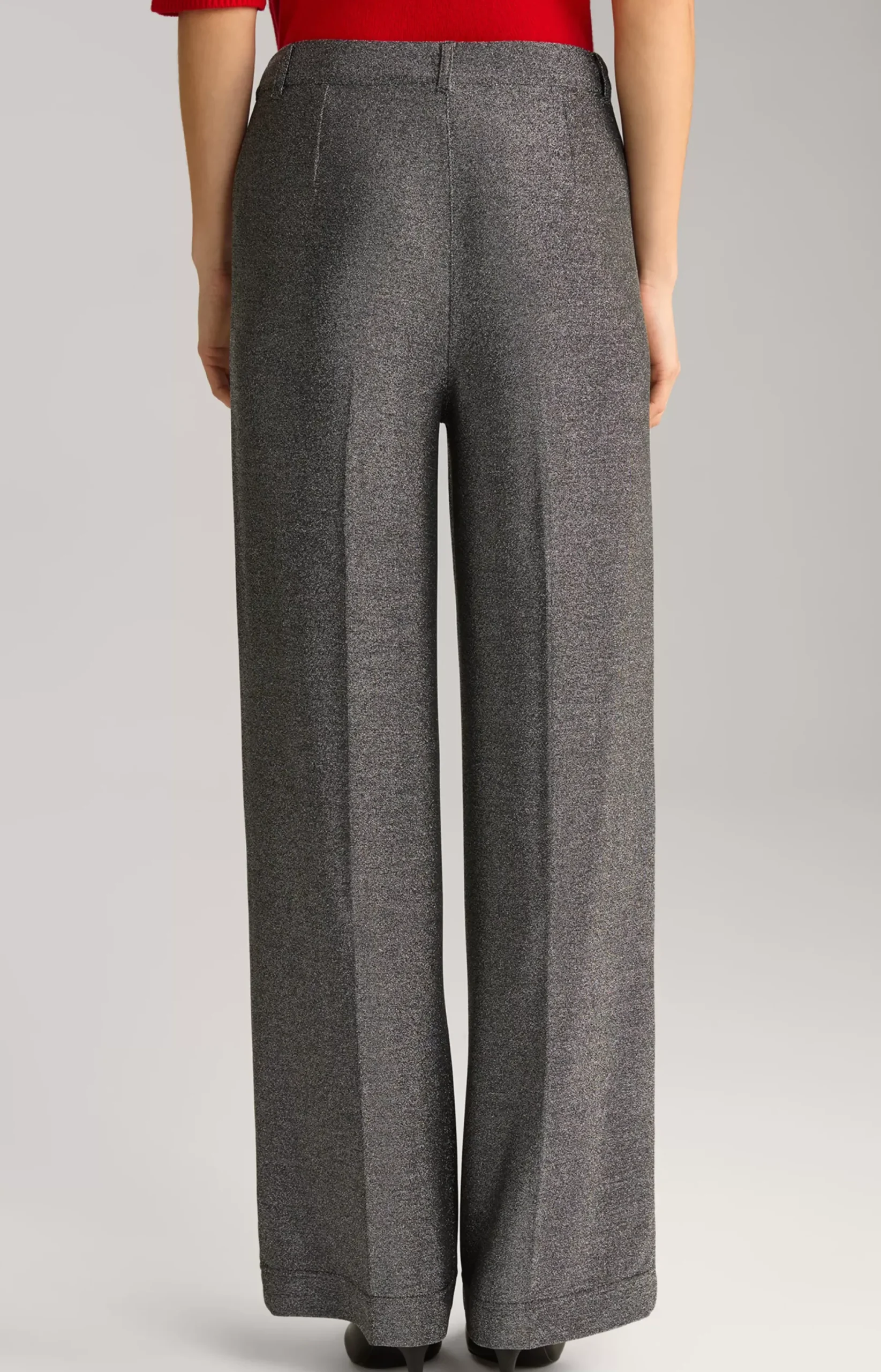 Discount JOOP! Lurex Trousers in Grey Glitter silver