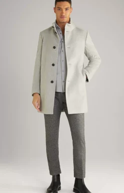 Best JOOP! Maron Coat in Mottled Grey light grey flecked