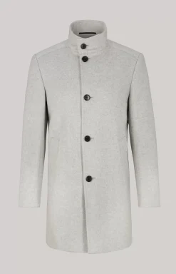Best JOOP! Maron Coat in Mottled Grey light grey flecked