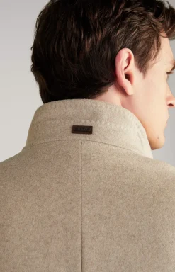 Hot JOOP! Maron Coat in Mottled Light Beige light beige flecked