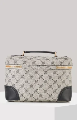 Clearance JOOP! Mazzolino Edition Flora Beauty Case in black/off-white