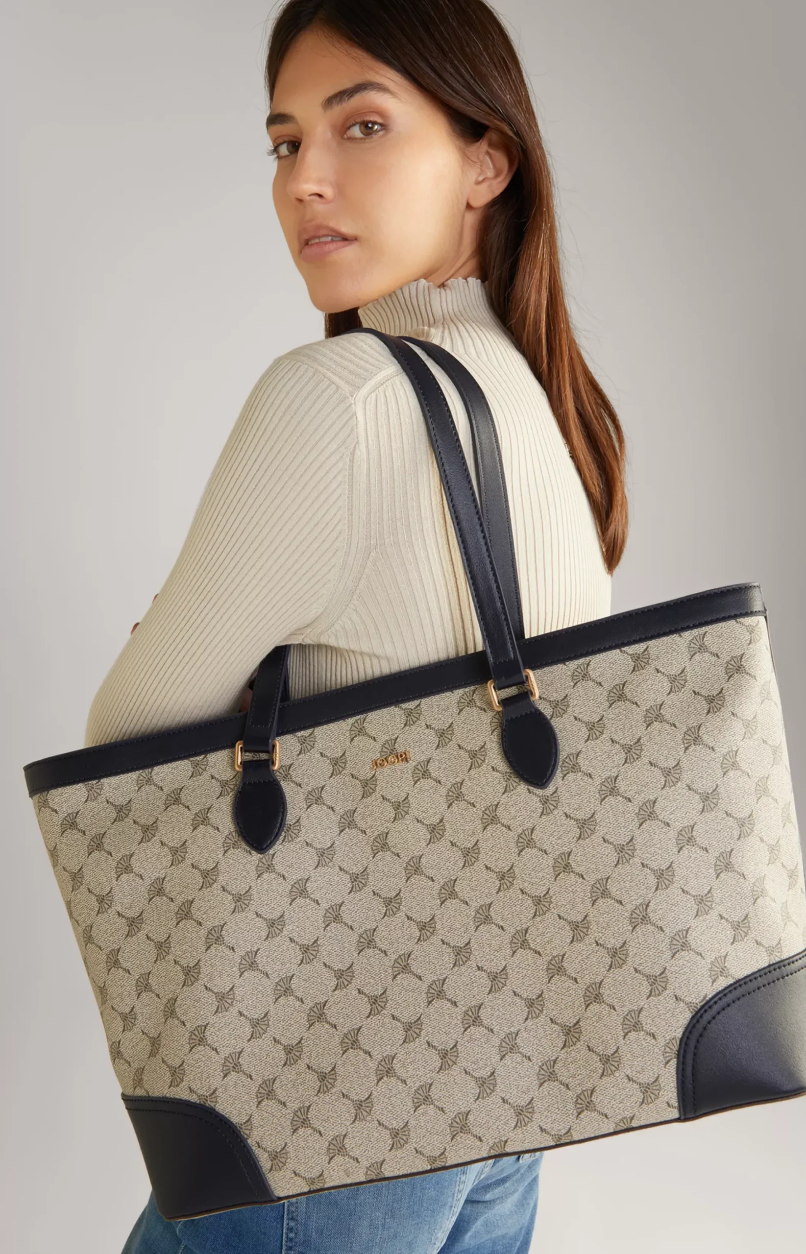 Discount JOOP! Mazzolino Mariella Shopper in beige/blue