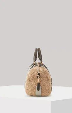 Outlet JOOP! Mazzolino Peluche Aurora Handbag in Blue and Beige blue/beige