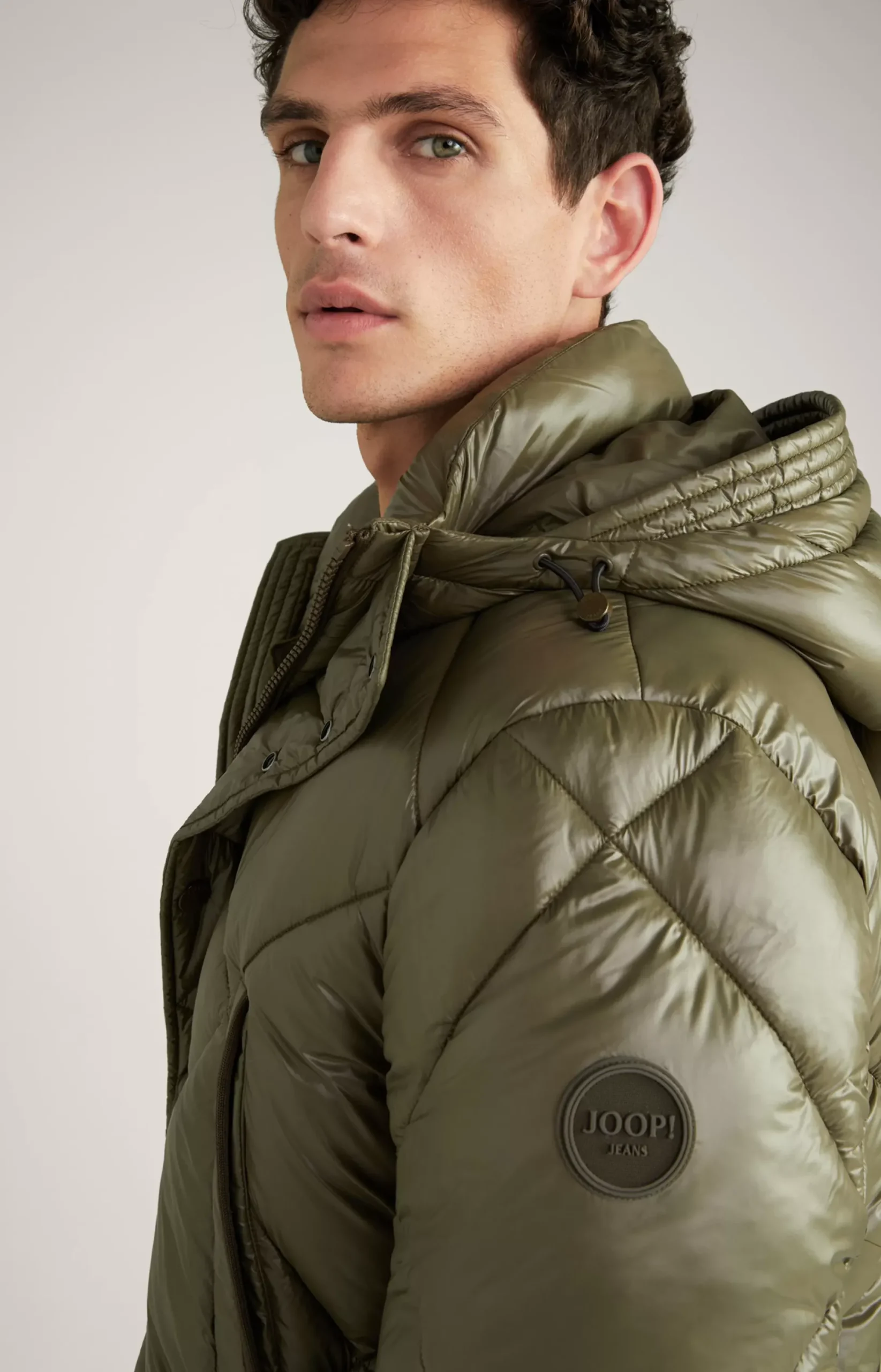Discount JOOP! Morito Quilted Coat in dark green