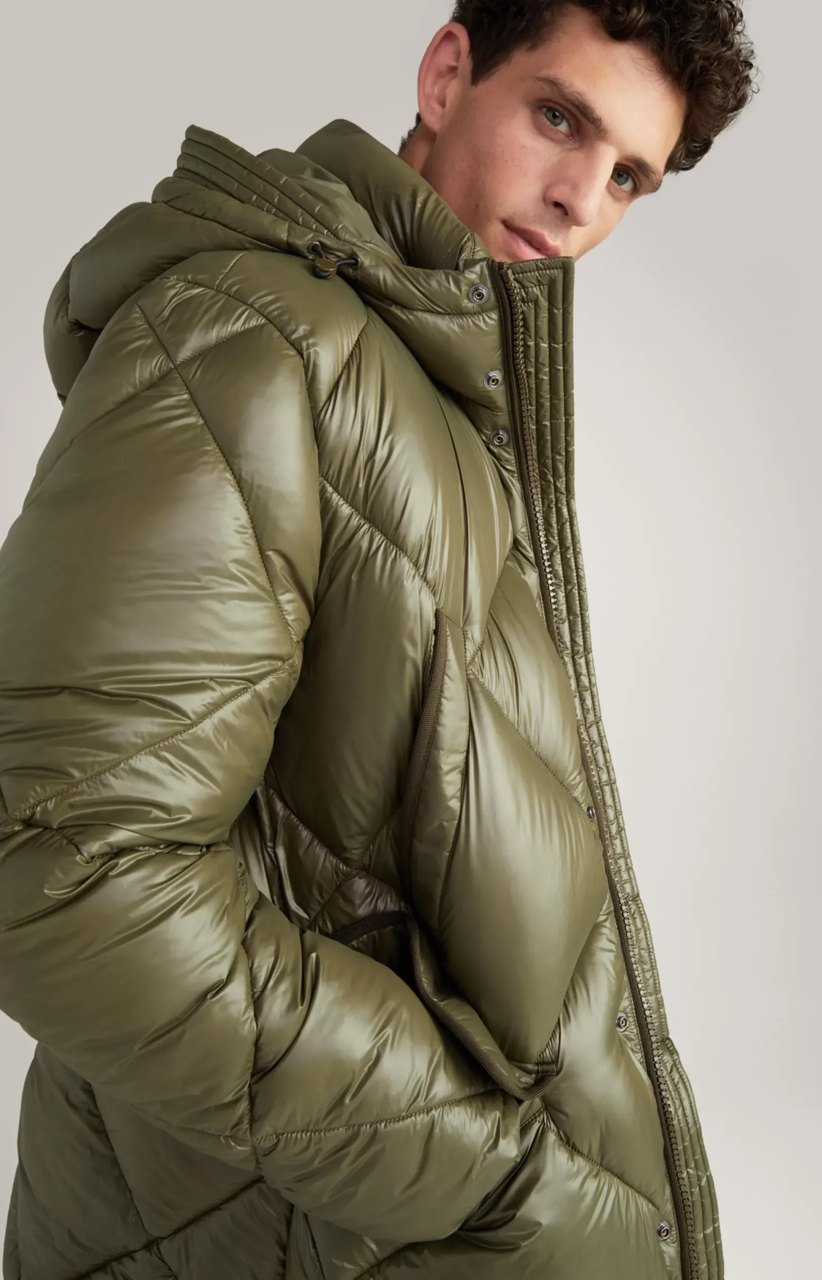 Discount JOOP! Morito Quilted Coat in dark green
