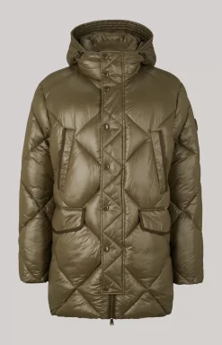 Discount JOOP! Morito Quilted Coat in dark green