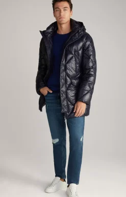 Clearance JOOP! Morito Quilted Coat in Navy dark blue