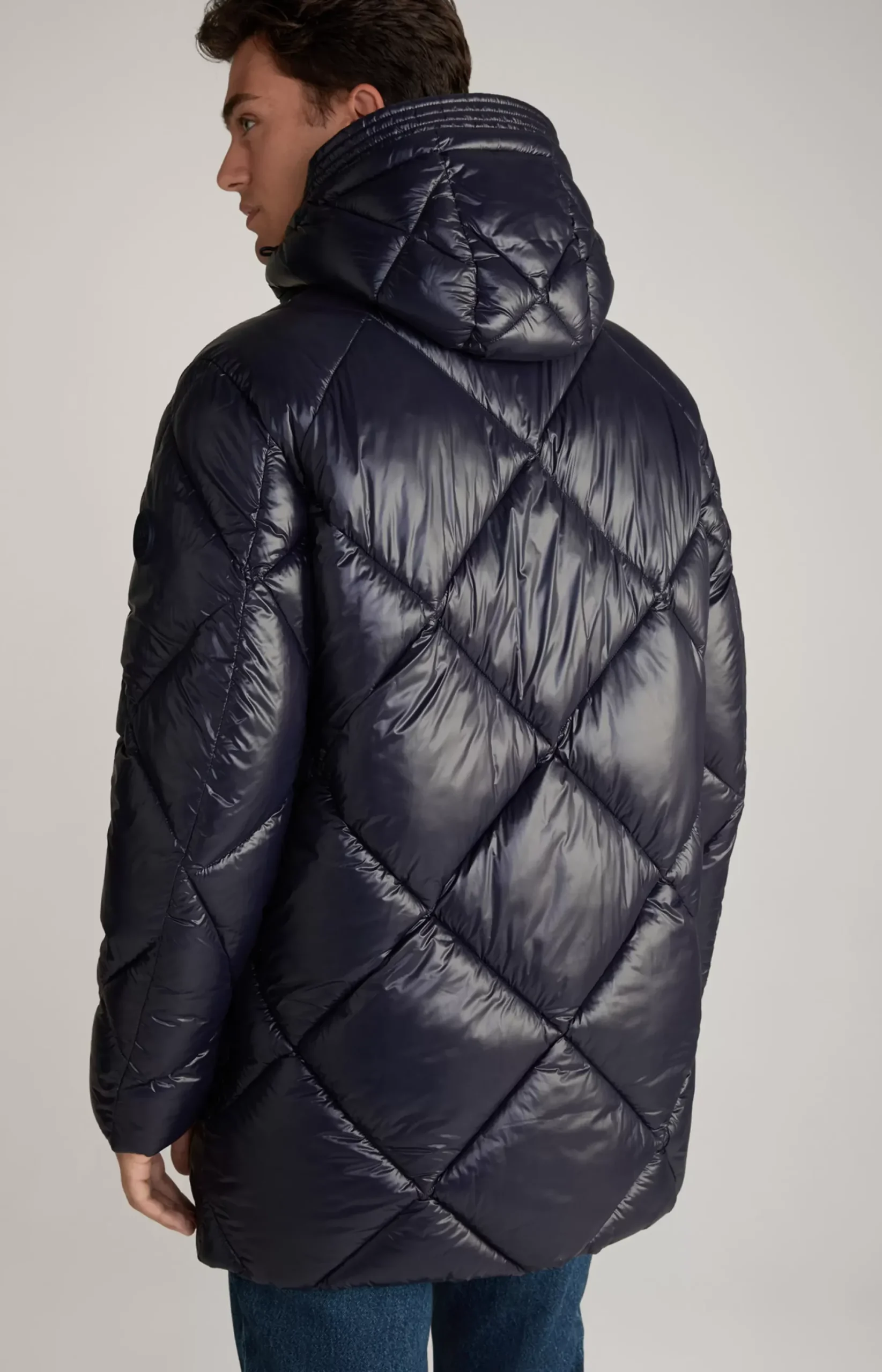 Clearance JOOP! Morito Quilted Coat in Navy dark blue