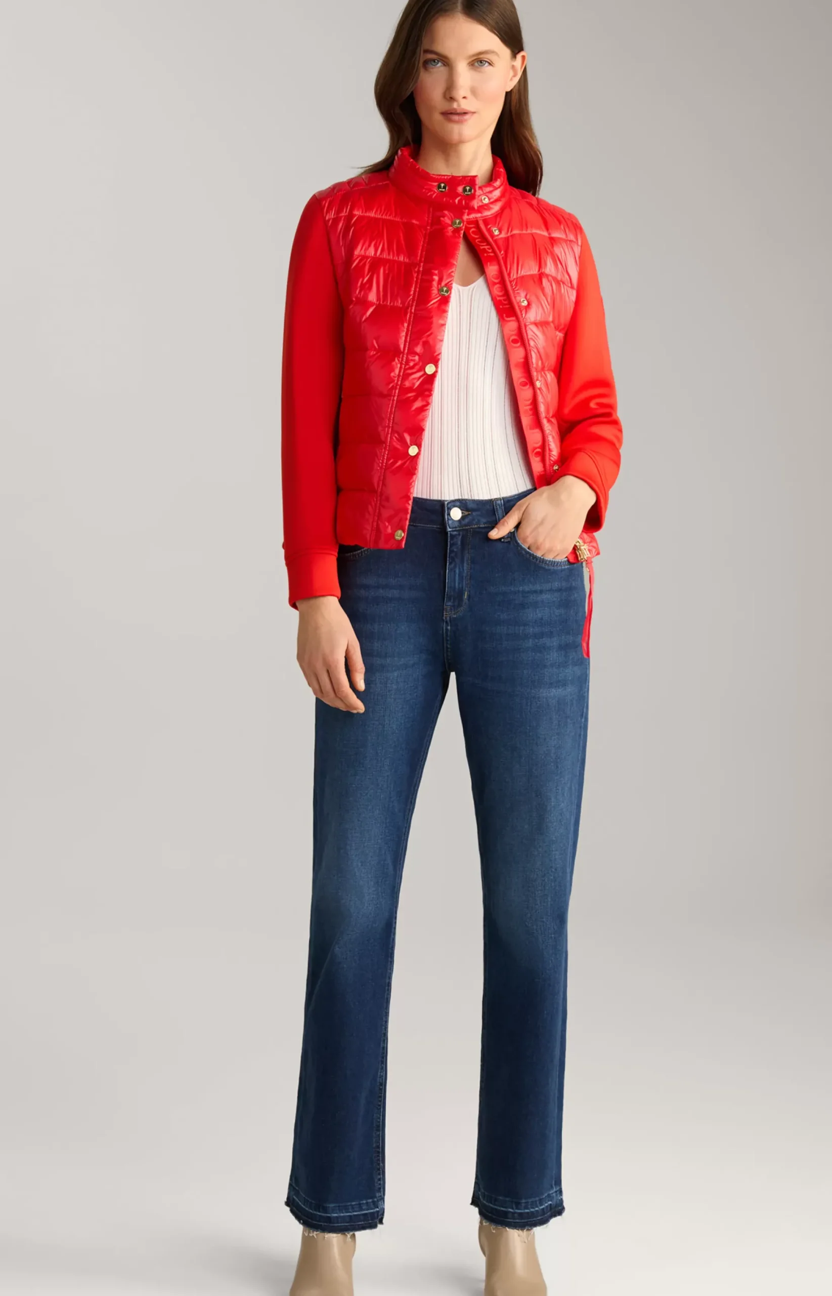 Discount JOOP! Neoprene Jacket with Quilting in red