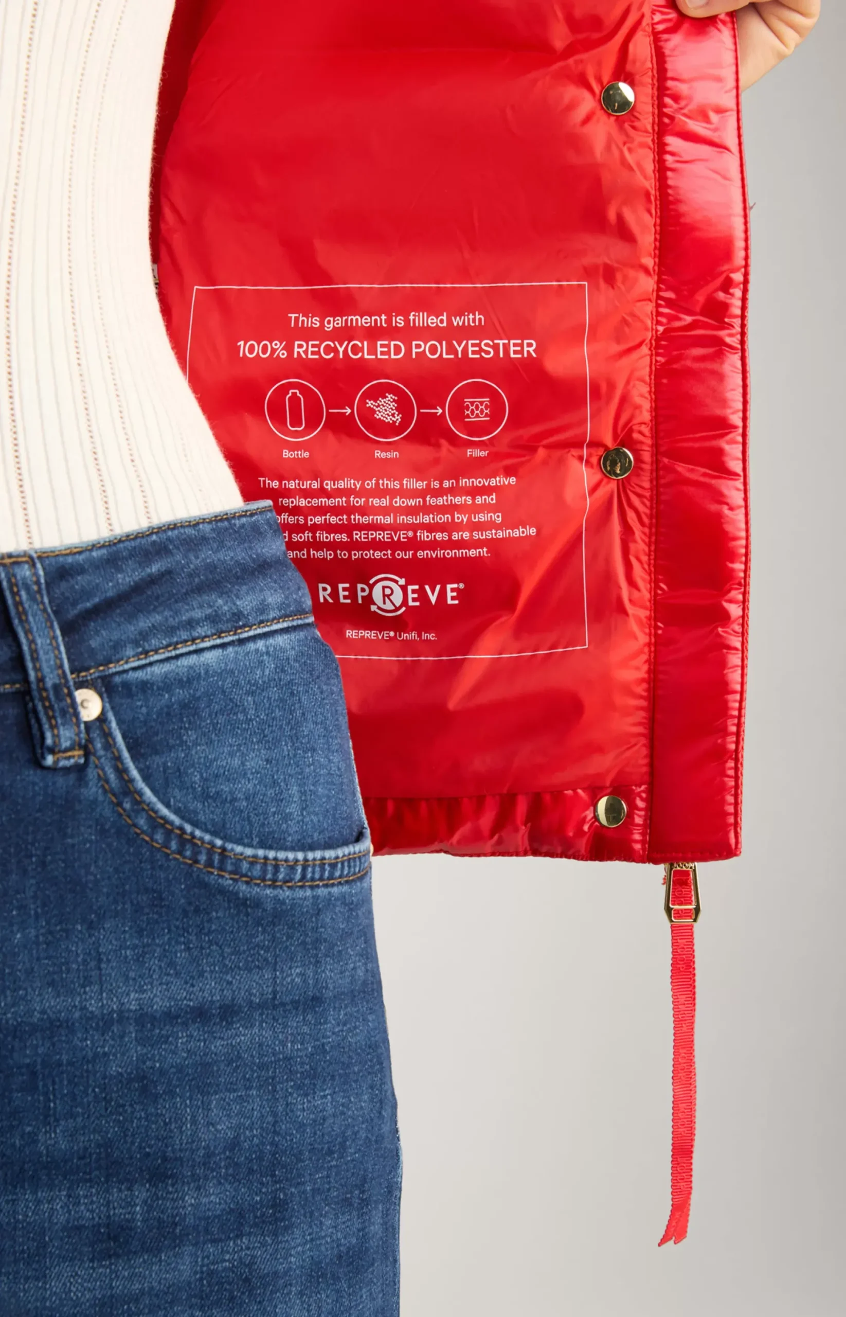 Discount JOOP! Neoprene Jacket with Quilting in red