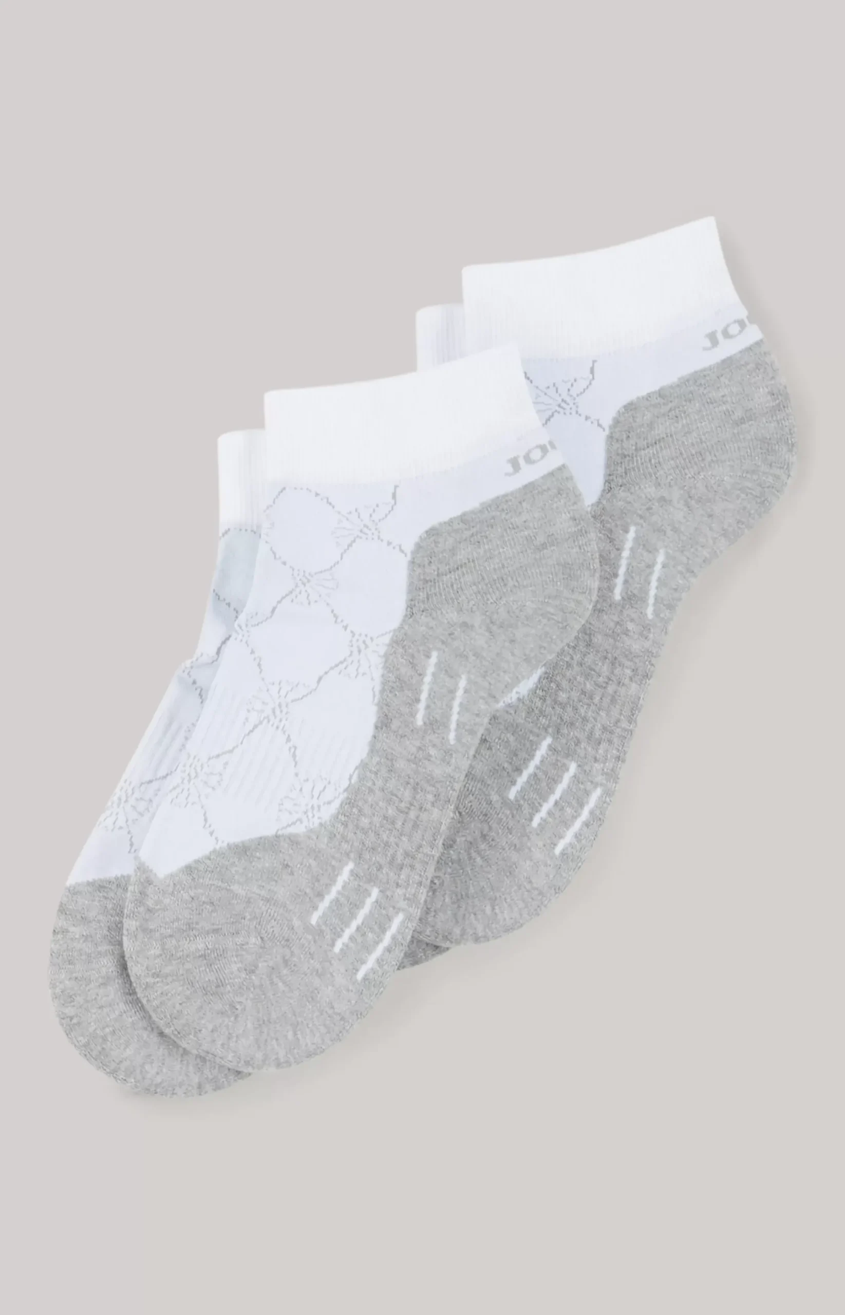 Hot JOOP! 2-pack trainer socks in mottled grey/white grey mottled/white