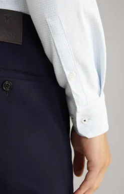 Discount JOOP! Pai Cotton Shirt in a white/light blue pattern