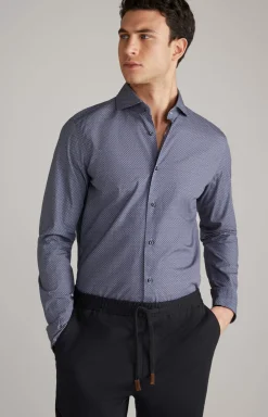 Discount JOOP! Pai Cotton Shirt in grey/blue