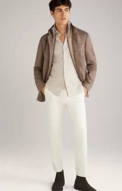 Online JOOP! Pai Flannel Shirt in Light Brown Marl light brown flecked