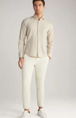 Online JOOP! Pai Flannel Shirt in Light Brown Marl light brown flecked