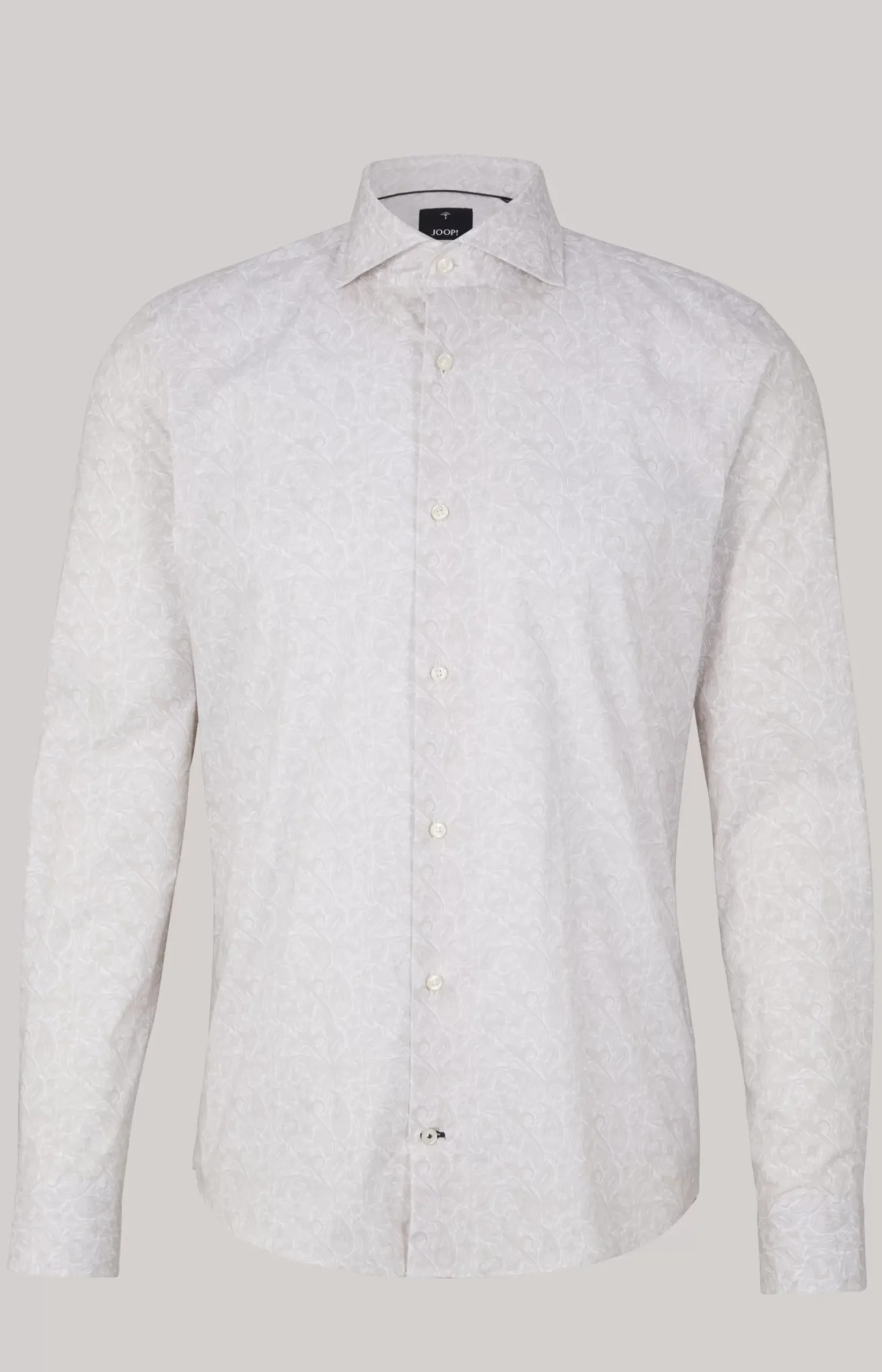 Clearance JOOP! Pai Shirt in a Light Brown Pattern light brown patterned