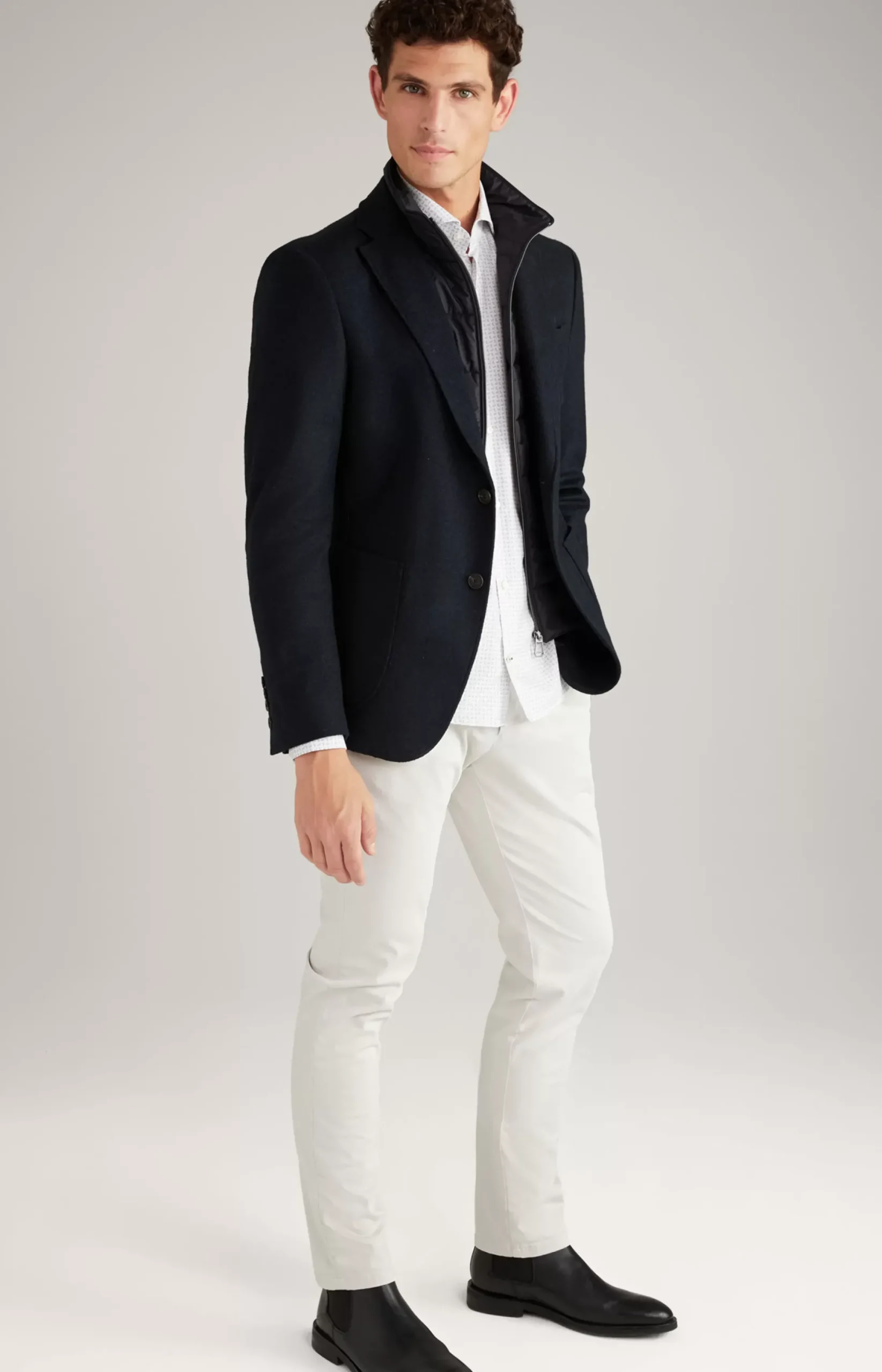 Outlet JOOP! Pai Shirt in a Pattern white/light blue