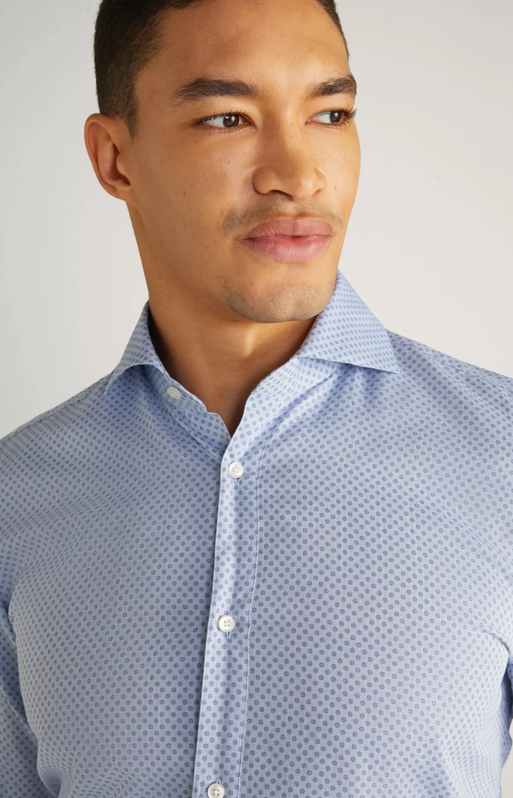 Best JOOP! Paiton Cotton Shirt in a Blue Pattern blue patterned