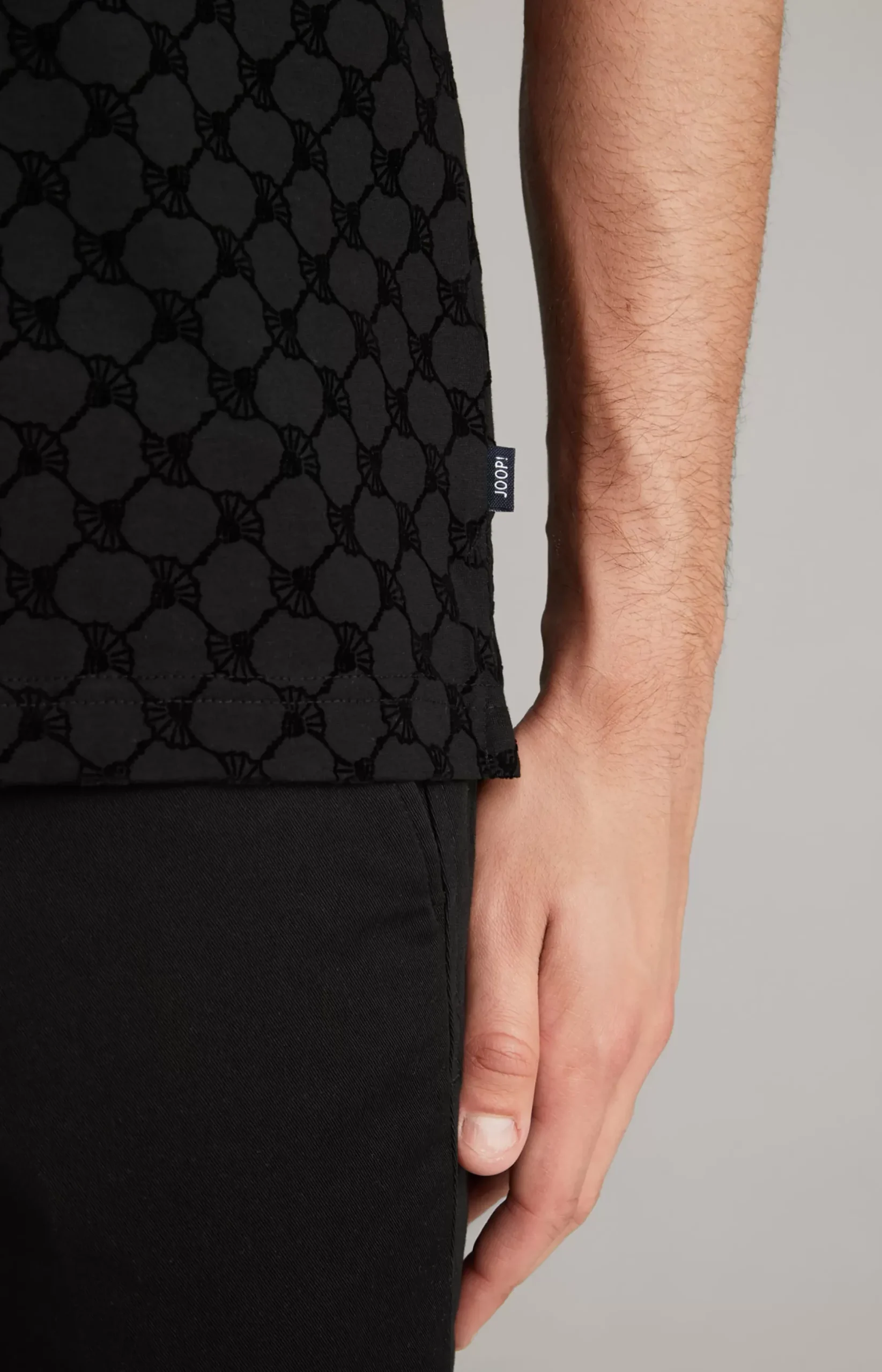 Hot JOOP! Pancrazio Cornflower Polo Shirt in black
