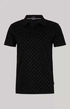 Hot JOOP! Pancrazio Cornflower Polo Shirt in black