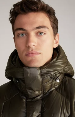 JOOP! Percy Quilted Coat in khaki