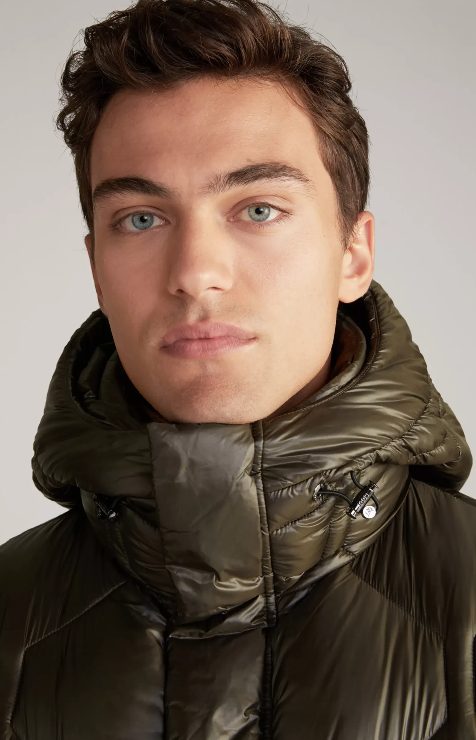 JOOP! Percy Quilted Coat in khaki