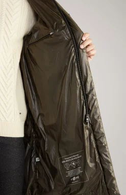JOOP! Percy Quilted Coat in khaki