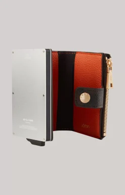 Discount JOOP! Piazza Edition C-Four Card Case in brown/black/orange
