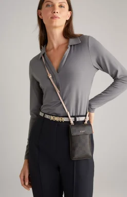Outlet JOOP! Piazza Edition Pippa Phone Bag in Brown and Black brown/black