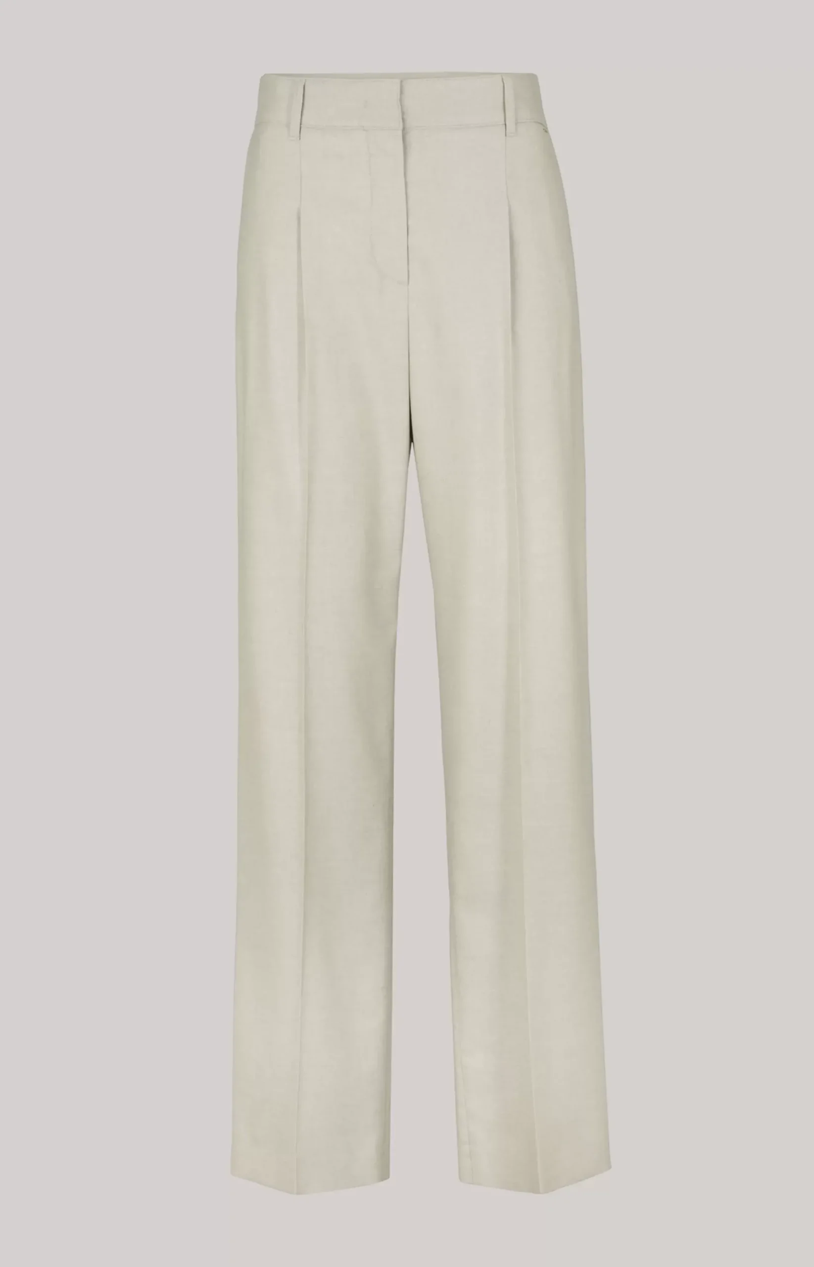Hot JOOP! Pleat-front Trousers in Light Beige Marl light beige flecked
