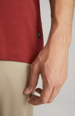 Discount JOOP! Primus Cotton Polo Shirt in brick red