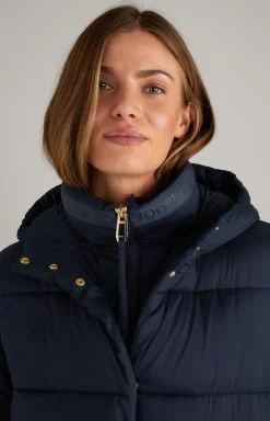 Discount JOOP! Quilted Coat in Dark Blue navy